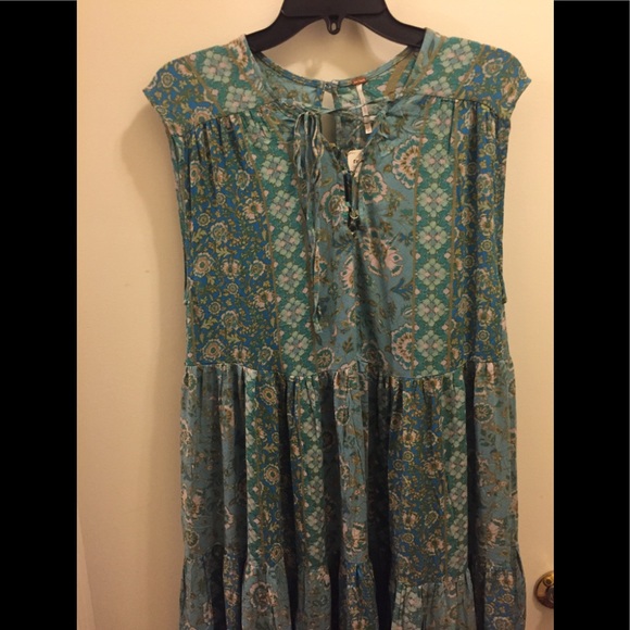Free People Hanalei Bay Lace-up Midi Dress - Picture 11 of 12